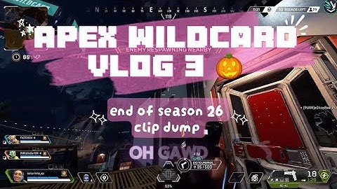 Apex Wildcard Vlog 3 | 🕸 spooky clip dump 🕸