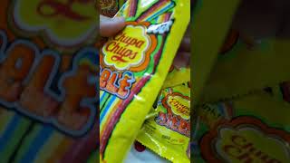 Chupa Chups Sour Belt And Bites Mixed Fruits Chewy Candy #shortvideo #shorts #candy #asmr