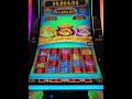   Tap. Spin. BOOM.  Purple bag Free spins into a green bag trigger 