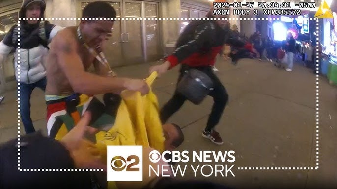 Body Camera Video Shows Assault On Nypd Officers In Times Square