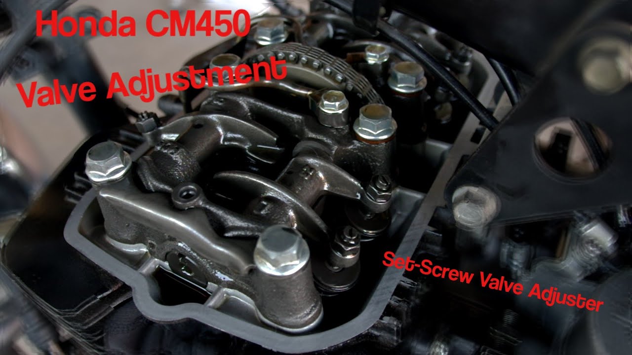 Vintage Motorcycle: Honda CM450 Valve Adjustment