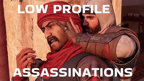How To Trigger Low Profile Assassinations | AC Mirage