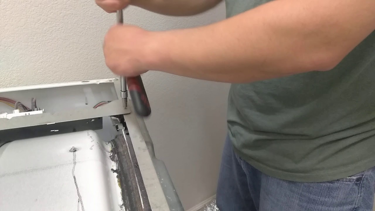 Whirlpool Duet Sport Dryer, How to remove, removing the back panel to clean and inspect. (Part 2