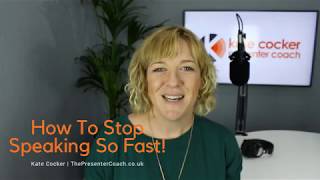 Radio Presenter Tip #7 | How To Stop Talking Too Fast