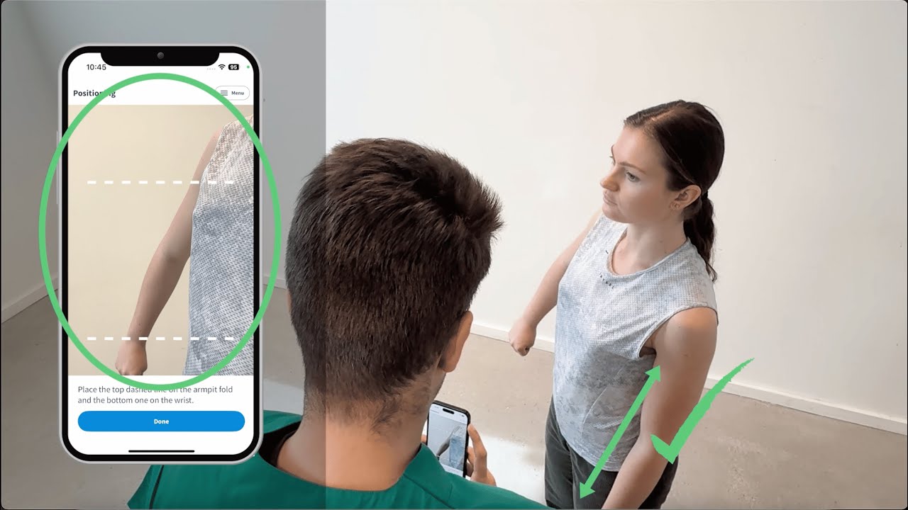 How to scan an arm in 3D with an 
