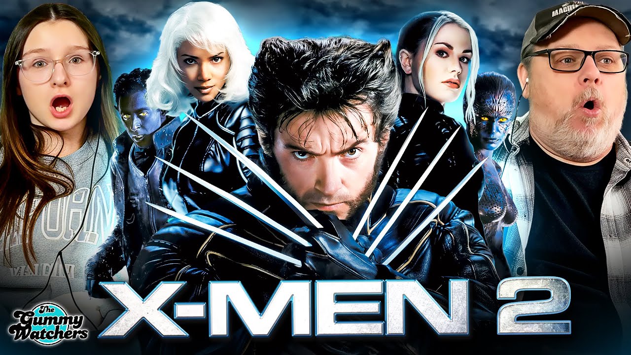 X-Men 2 REACTION!! | Daughter's FIRST Time Watching | Hugh Jackman | Patrick Stewart