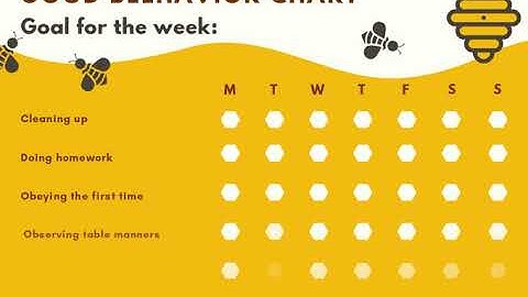 Kids Incentive Reward Chart