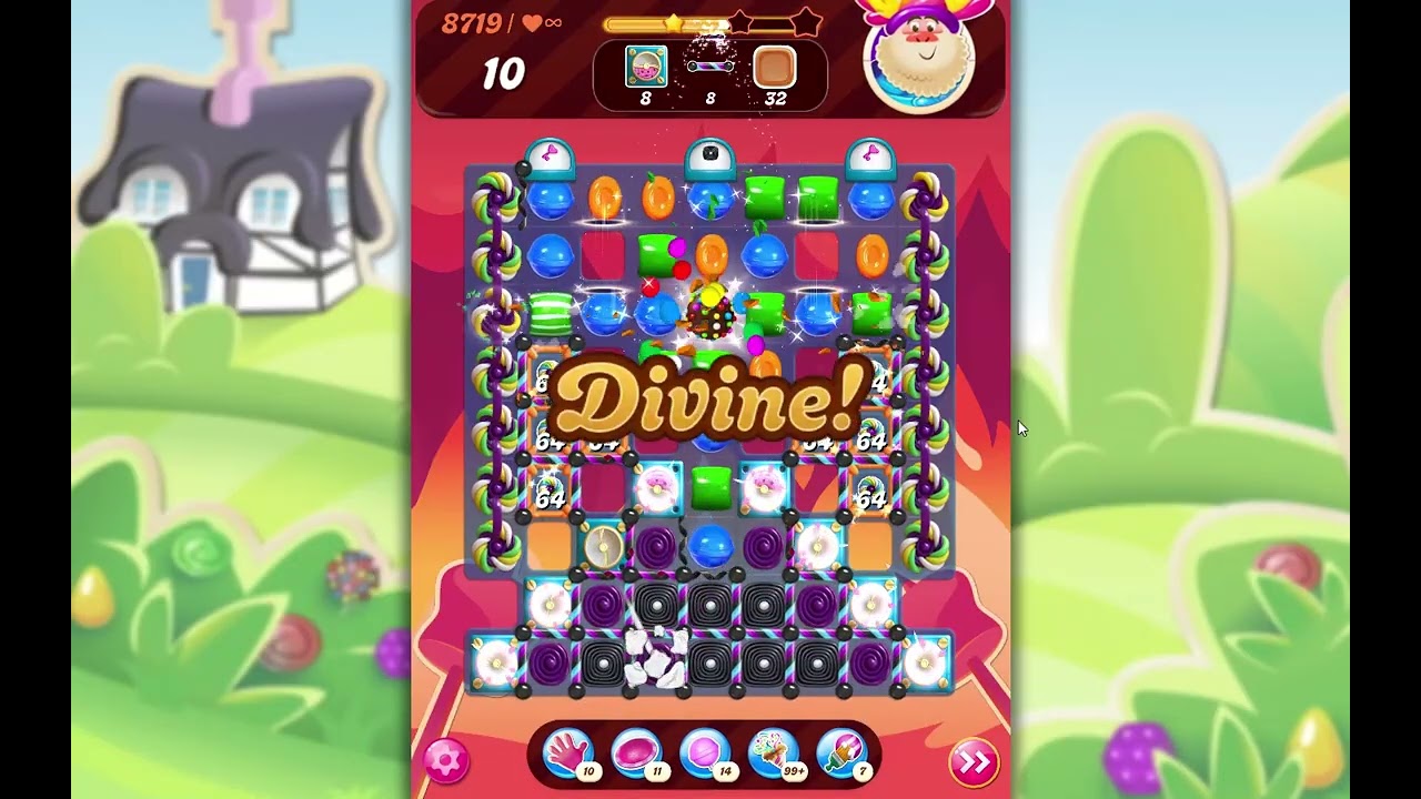 Candy Crush Saga Уровень 8719