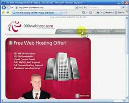 Free Web host tutorial