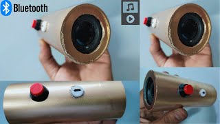 How To Make A Portable Bluetooth Speaker||Bluetooth Speaker Kaise Banaye||Smallest Bluetooth Speaker