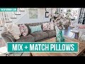 How to Mix and Match Throw Pillows