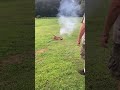 Mini cannon. #cannon #launch #fun #blackpowder #atlantarifleworks #arw #noise