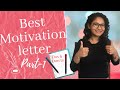 LETTER OF MOTIVATION FOR GERMAN UNIVERSITY 🇩🇪   Part-1