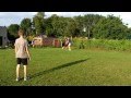 Voetbalfreaks in actie op de weik van piringen