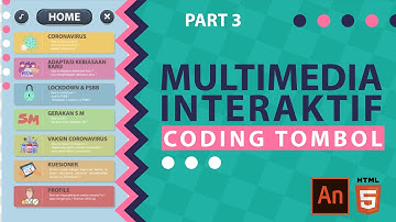 Tutorial Adobe Animate Multimedia interaktif Media Pembelajaran  berbasis HTML5 | Coding Tombol (3)