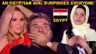 An Egyptian girl sings and surprises the jury and the audience with her angelic voice 2023