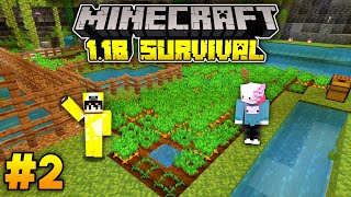 YERALTINDA TARIMCILIK | Minecraft 1.18 Survival | #2
