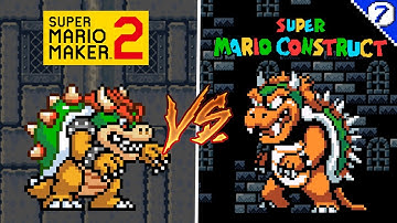 Super Mario Maker 2 VS Super Mario Construct: SMW Sprites | Which Look the Best?