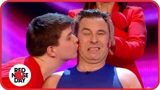 David Walliams’s Guinness World Record kissing attempt