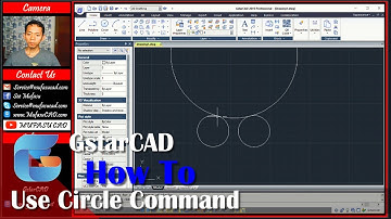 GstarCAD How To Use Circle Command