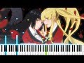 [Kakegurui×× (Season 2) OP] "Kono Yubi Tomare" - JUNNA (Synthesia Piano Tutorial)