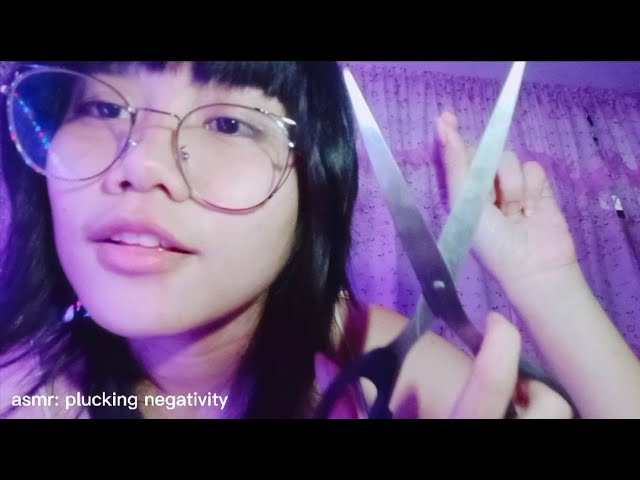 ASMR Negativity Removal | Plucking, Snipping, Adjusting, Knobs