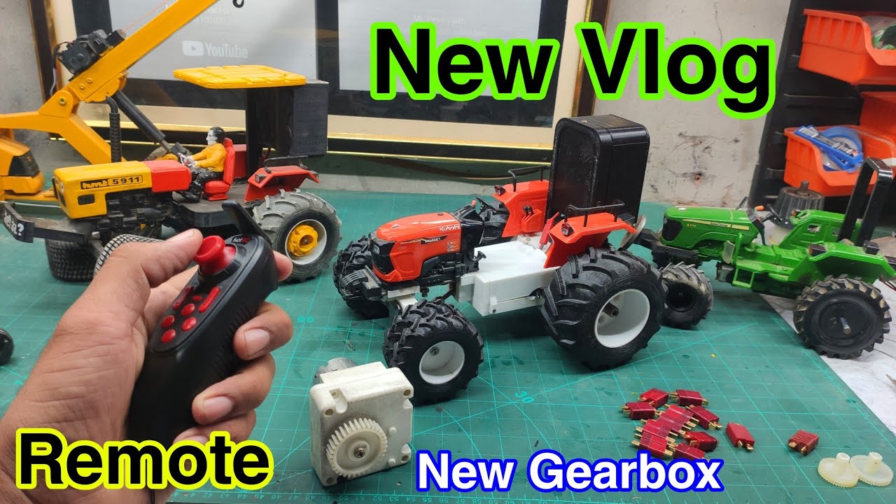 Tractor remote problem solve and new gearbox YouTube