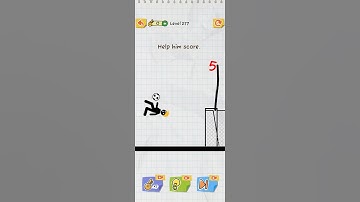 Help him score.😲😁draw 2 save level 277 #shorts #youtubeshorts #shortvideo #gaming  #games