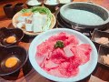 松阪牛、黒毛和牛すき焼き