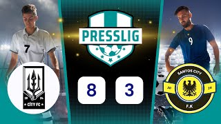 Pressligcom Ci̇ty Fc 8-3 Santos Ci̇ty Fc Karşılaşması Maç Yayını
