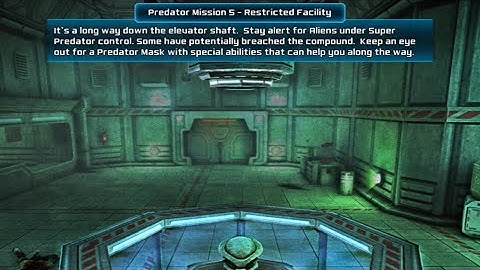 Alien vs Predator Evolution Predator Mission 5 Restricted Facility