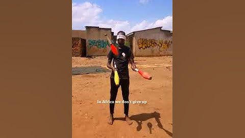 Bwengula Circus Kids || Blind folded Juggling || #shorts #tiktok #bwengulakids