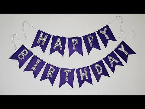 diy-birthday-banner-|-birthday-decoration-ideas-at-home-|-party-decorations