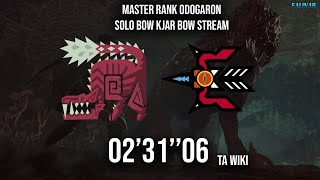 [MHW:I] MR 3 Odogaron | Kjarr Bow Stream | Solo Bow | TA wiki