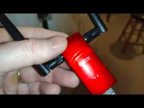 Unboxing .99 L-Link USB WiFi Adapter AC1300Mbps 3.0 Fast Connection, Desktop PC dongle, operation