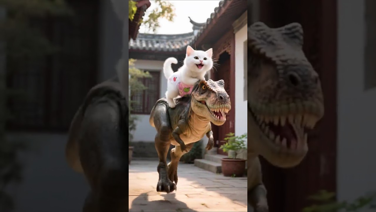 Kitten & Dino: The Unlikely Best Friends and a Heartbreaking Goodbye