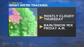 Chicago First Alert Weather: Mostly cloudy Thursday