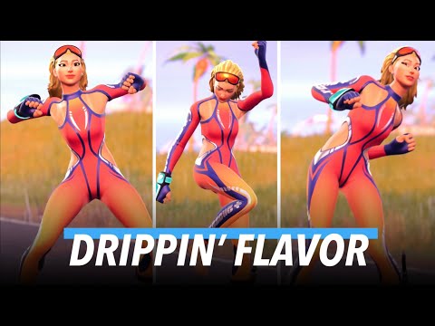 LEAKED “DRIPPIN’ FLAVOR” EMOTE GAMEPLAY!!! (LIL’ WHIP EMOTE) – Fortnite Battle Royale