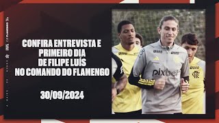 Thumbnail for Confira entrevista e primeiro dia de Filipe Luís no comando do Flamengo