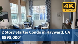 2 Story Starter Condo in Hayward, CA | $895,000+ | 1,622+ Sq ft | 3 Bed | 2.5 Bath