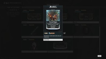 Warframe Void Trader 1 /13/2017