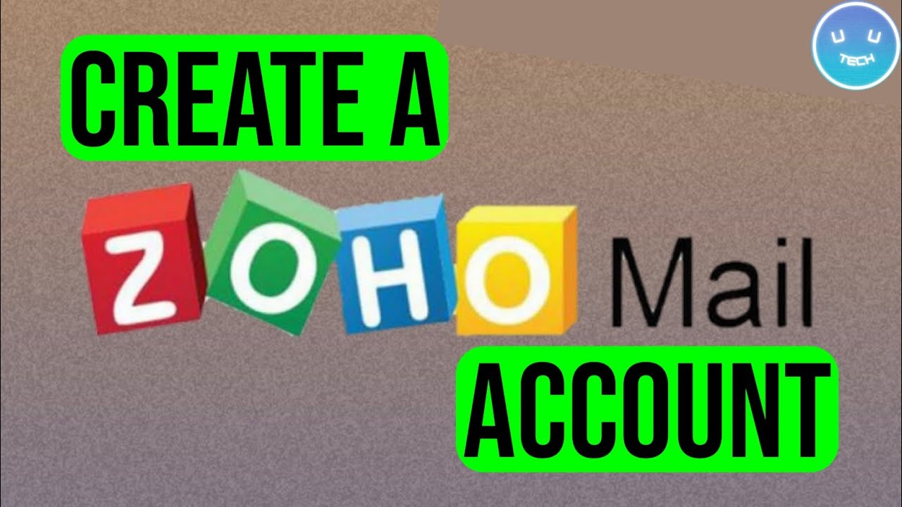 How to Create a Zoho Mail Account - YouTube