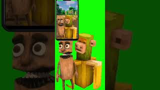 Tung Tung Tung Sahur Saw Something Vs Udundindindun Green Screen