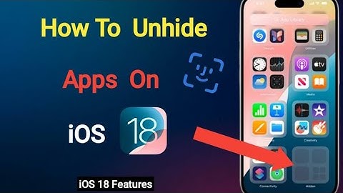 How To Unhide Apps on iOS 18 | 2024