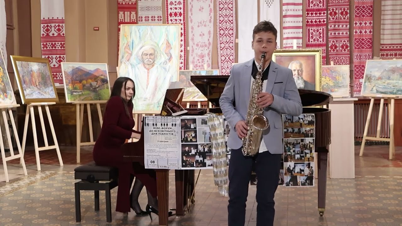 Ежен Боцца Арія. Eugene Bozza. Aria for Alto Saxophone and Piano