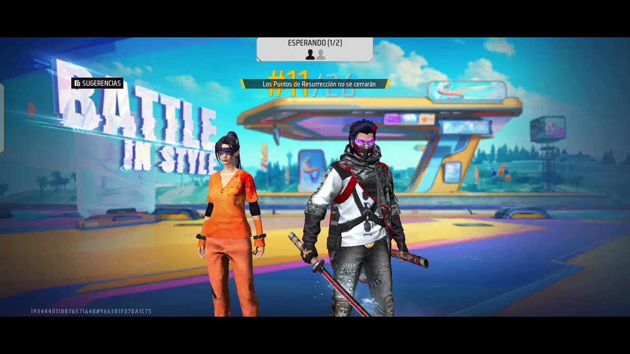 UNAS PARTIDAS CON LA HERMANA - FREE FIRE