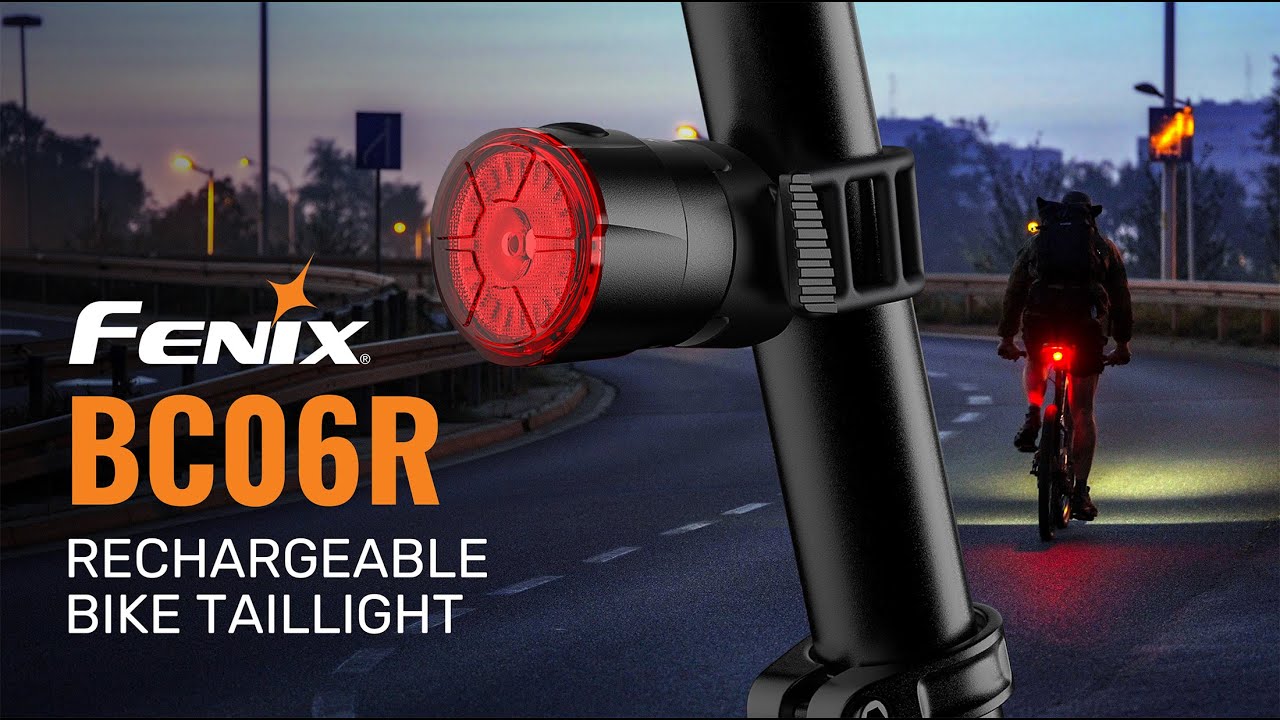 Luce Posteriore Bicicletta Fenix BC06R – Ricaricabile USB-C, 30 Lumen, Sensore Frenata 90 Lumen, Durata Fino A 24,5 Ore