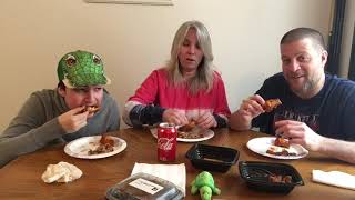 All three Lil Caesars Wings! Review (with a special guest!)