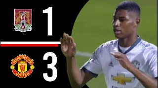 Northampton Town v Manchester United | Marcus Rashford on Target | Highlights | 2016/2017