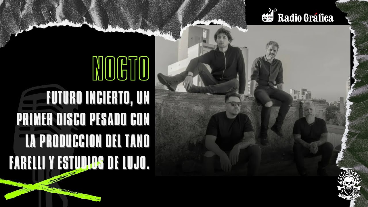 Nocto - Futuro Incierto, su primer disco producido por el Tano Farelli y grabado en estudios de lujo